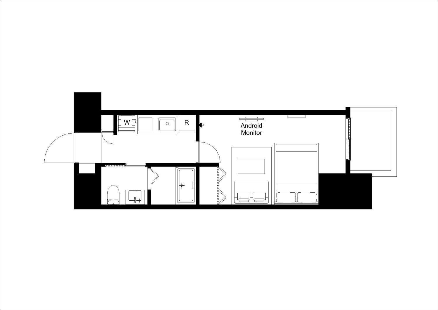 Apartamento Lighthouse Otsuka Tokio Habitación foto